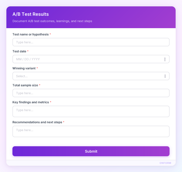 A/B Test Results preview